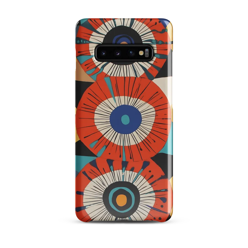 Vibrant Concentric Harmony | Phone Case |  S10 Plus | Snap Case | Glossy