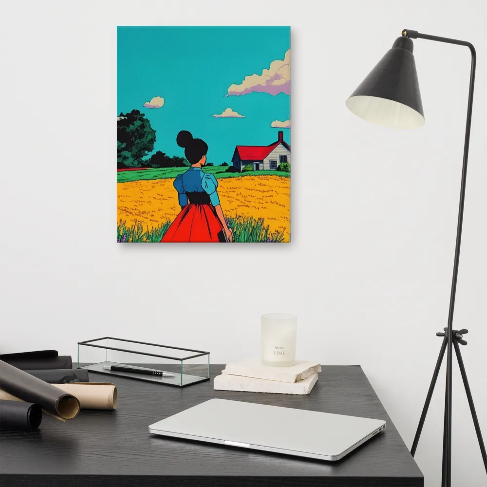 Whispers of a Sunlit Meadow | Canvas | 16″×20″