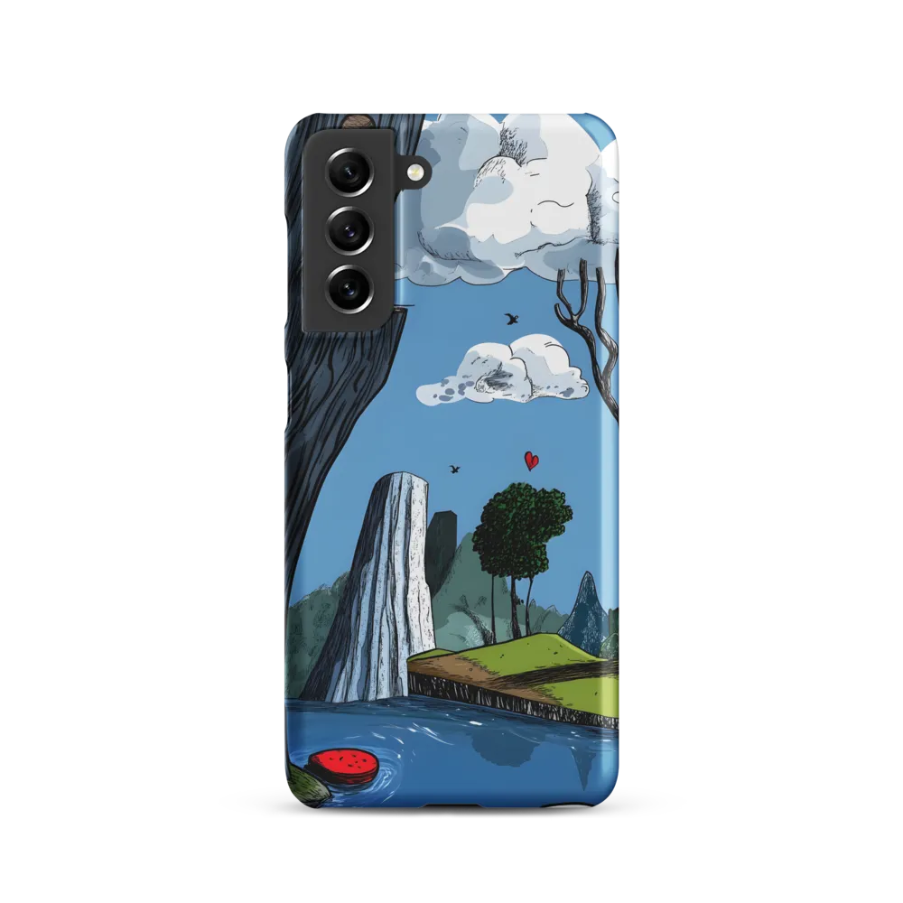 Whimsical Cliffside Reflections