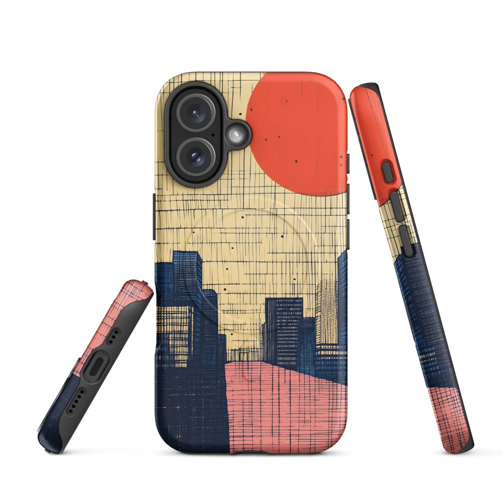 Urban Echoes: A Minimalist Cityscape