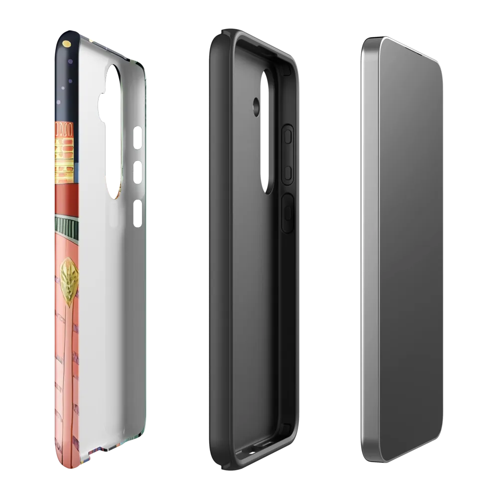 Urban Dreamscape: A Pop Art Night | Phone Case |  S24 Plus | Tough Case | Glossy