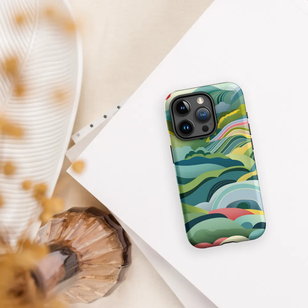 Waves of Serenity | Phone Case |  15 Pro | Tough Case | Matte