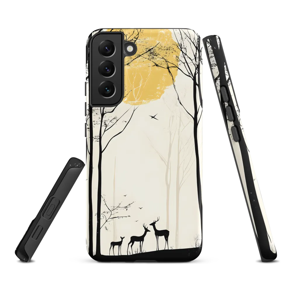 Silhouetted Serenity | Phone Case |  S22 Plus | Tough Case | Matte