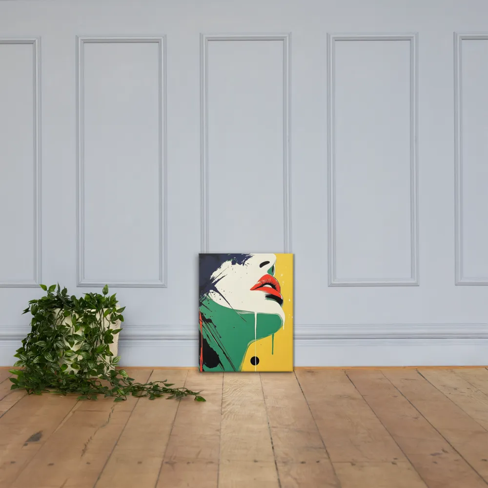 Bold Reflections: A Pop Art Portrait | Canvas | 16″×20″