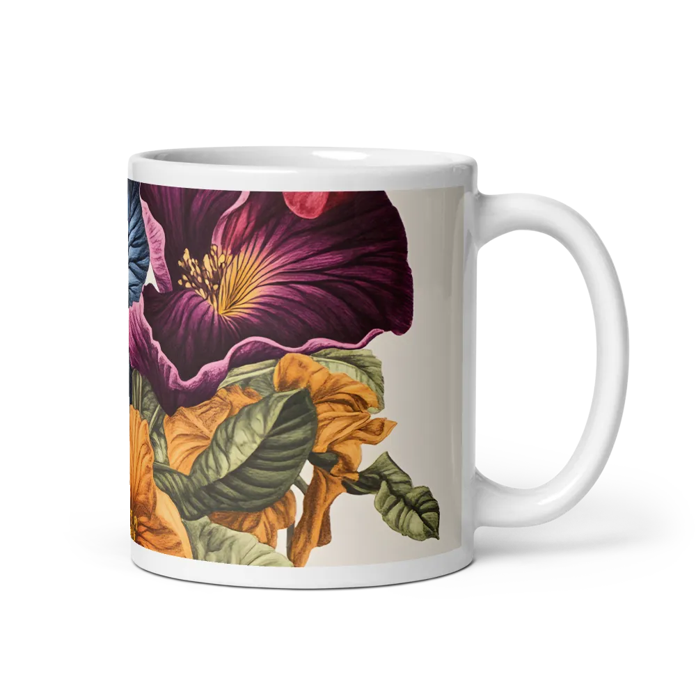 Floral Symphony in Color | Mug with White inside | 11 oz