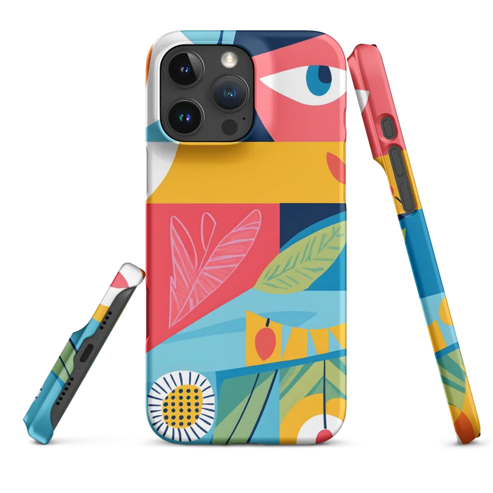 Vibrant Geometric Visage