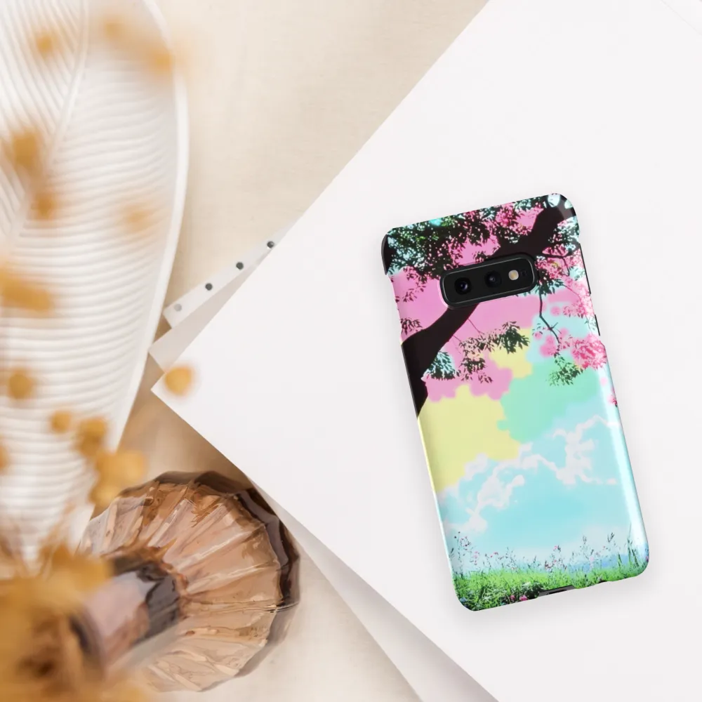 Pastel Dreams: A Surreal Tree Landscape