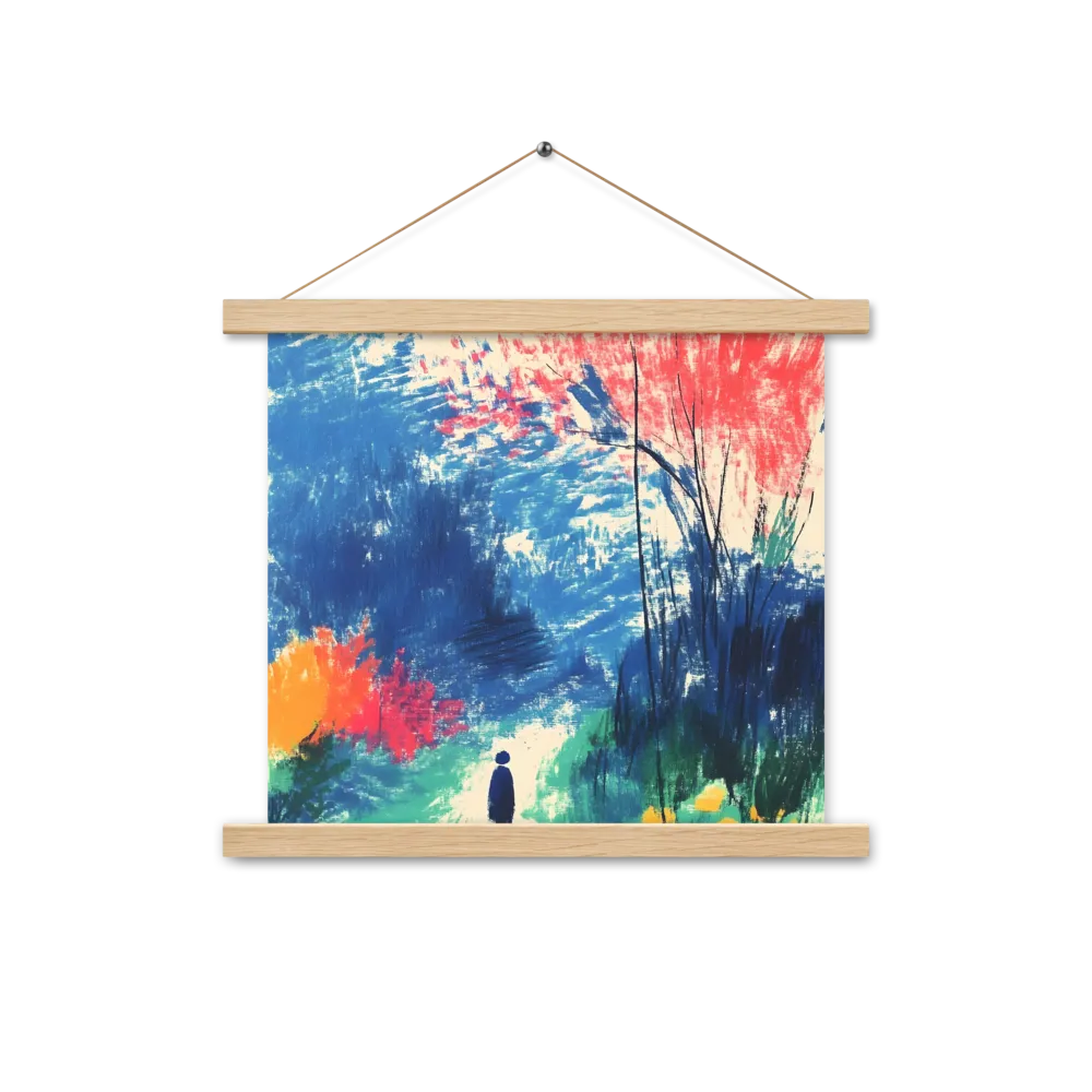Whispers of Tranquility | Poster With Oak Wood Hanger | 14″×14″
