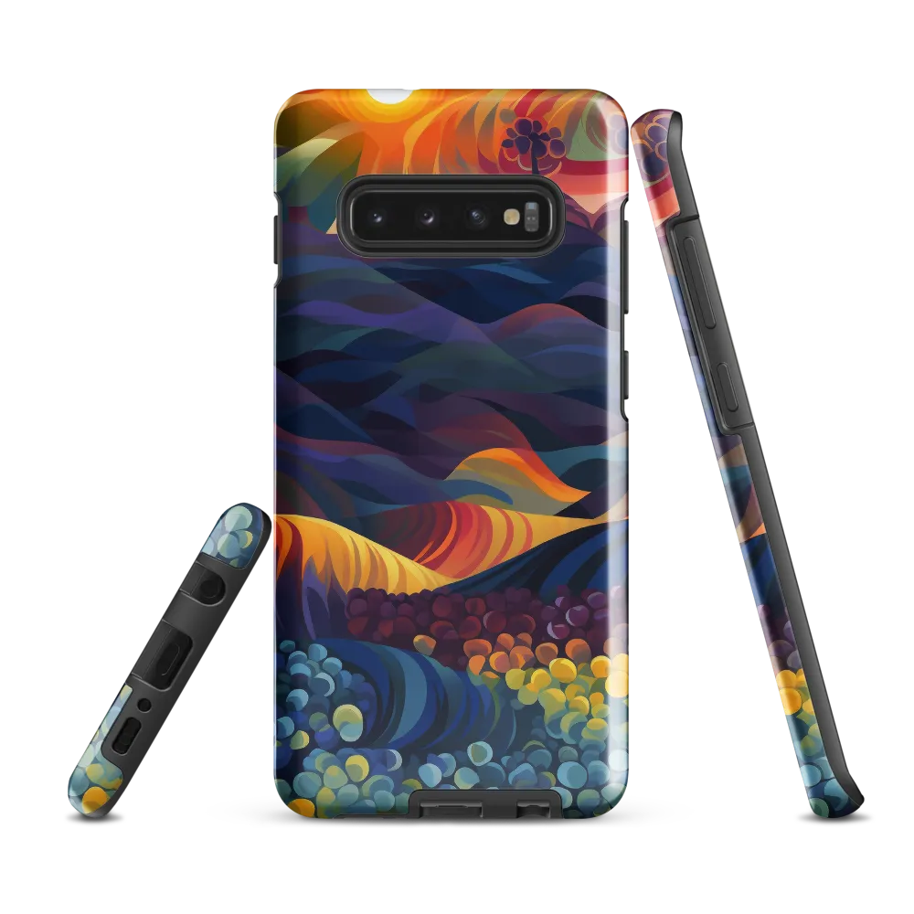 Energizing Twilight | Phone Case |  S10 Plus | Tough Case | Glossy