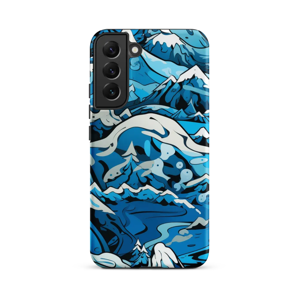 Frozen Harmony: A Blue Mountain Odyssey