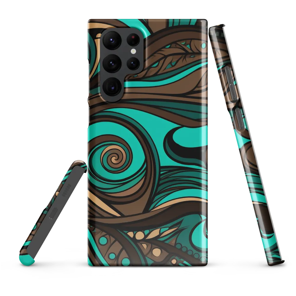 Fluctuating Currents | Phone Case |  S22 Ultra | Snap Case | Glossy