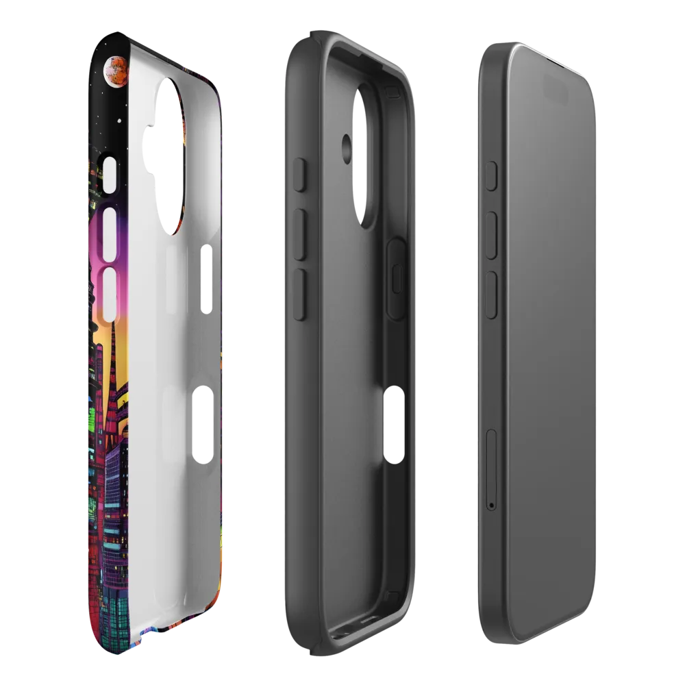 Futuristic Cityscape at Dusk | Phone Case