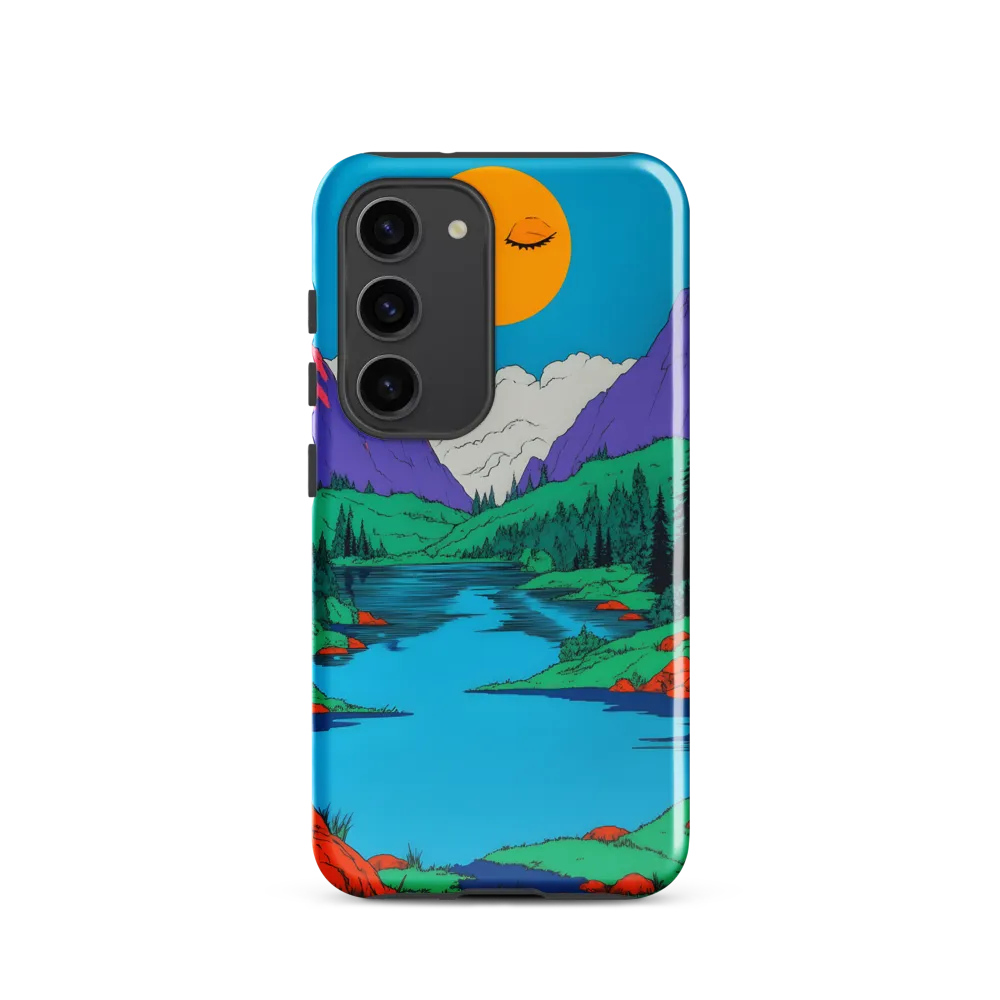 Whimsical Serenity in Vibrant Colors