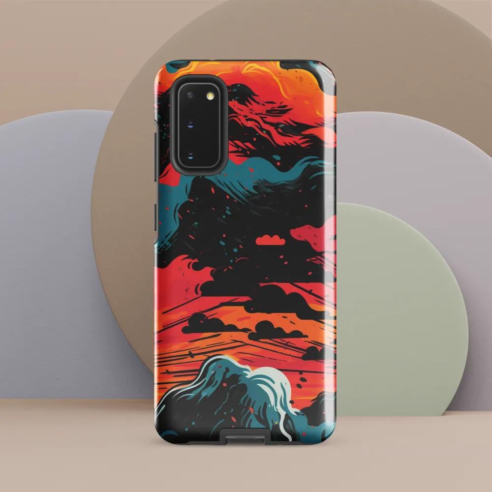 Ethereal Twilight: A Dramatic Landscape in Motion