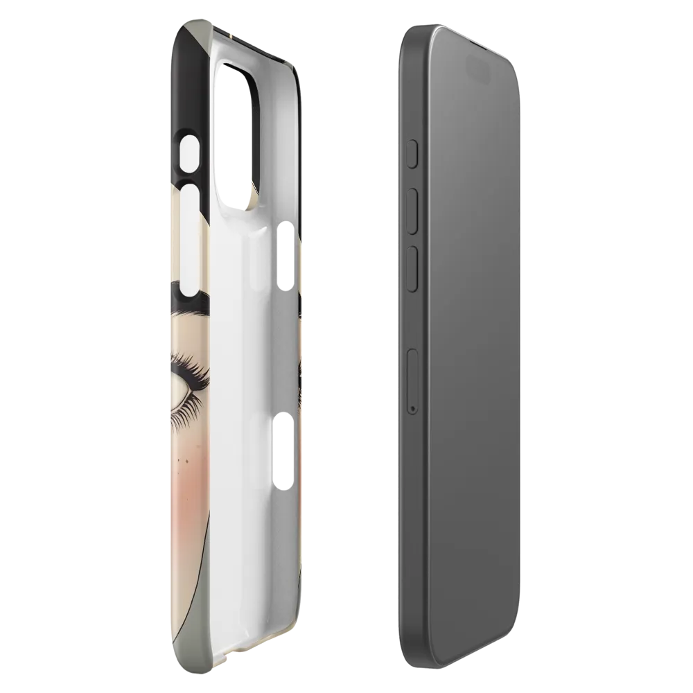 Serenity Captured: A Modern Portrait | Phone Case |  16 Pro Max | Snap Case | Glossy