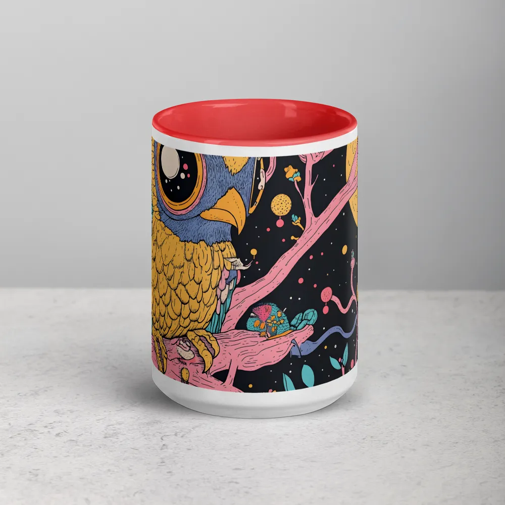 Whimsical Cosmic Owl