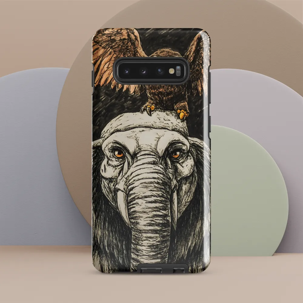 Strength and Wisdom: The Guardians of Nature | Phone Case |  S10 Plus | Tough Case | Glossy