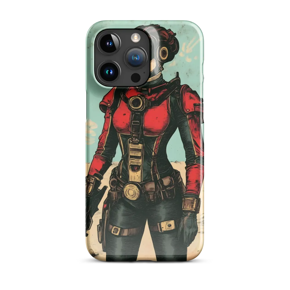 Futuristic Explorer: A Steampunk Adventure | Phone Case |  15 Pro Max | Snap Case | Glossy