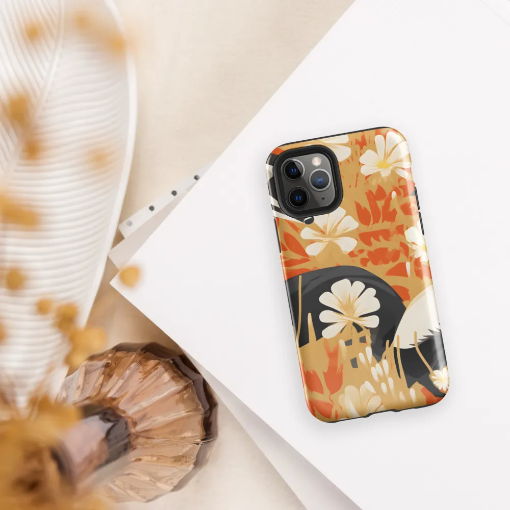 Whimsical Badgers in Bloom