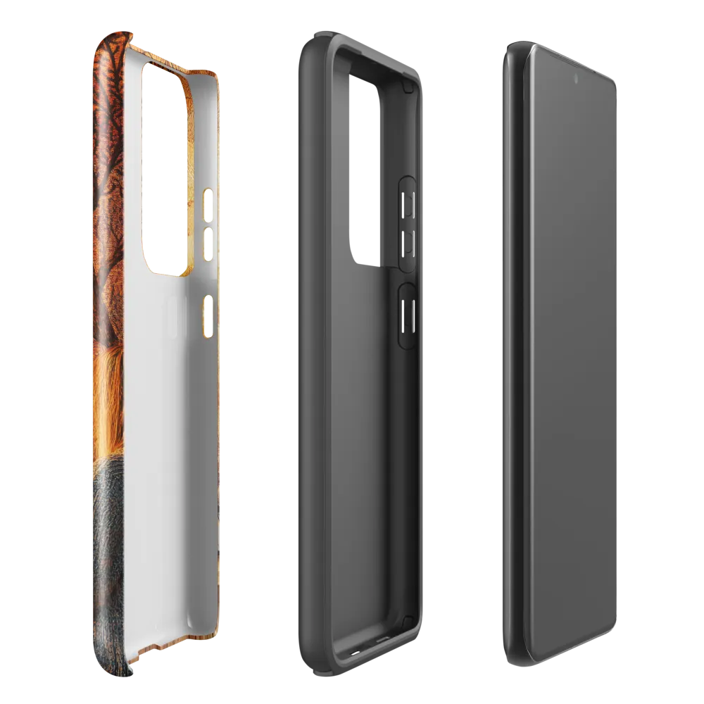 Whispers of a Golden Sunset | Phone Case |  S21 Ultra | Tough Case | Glossy