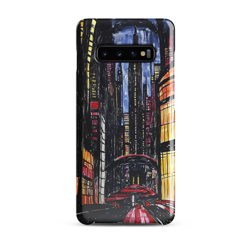 Urban Vibrance at Night | Phone Case |  S10 Plus | Snap Case | Glossy