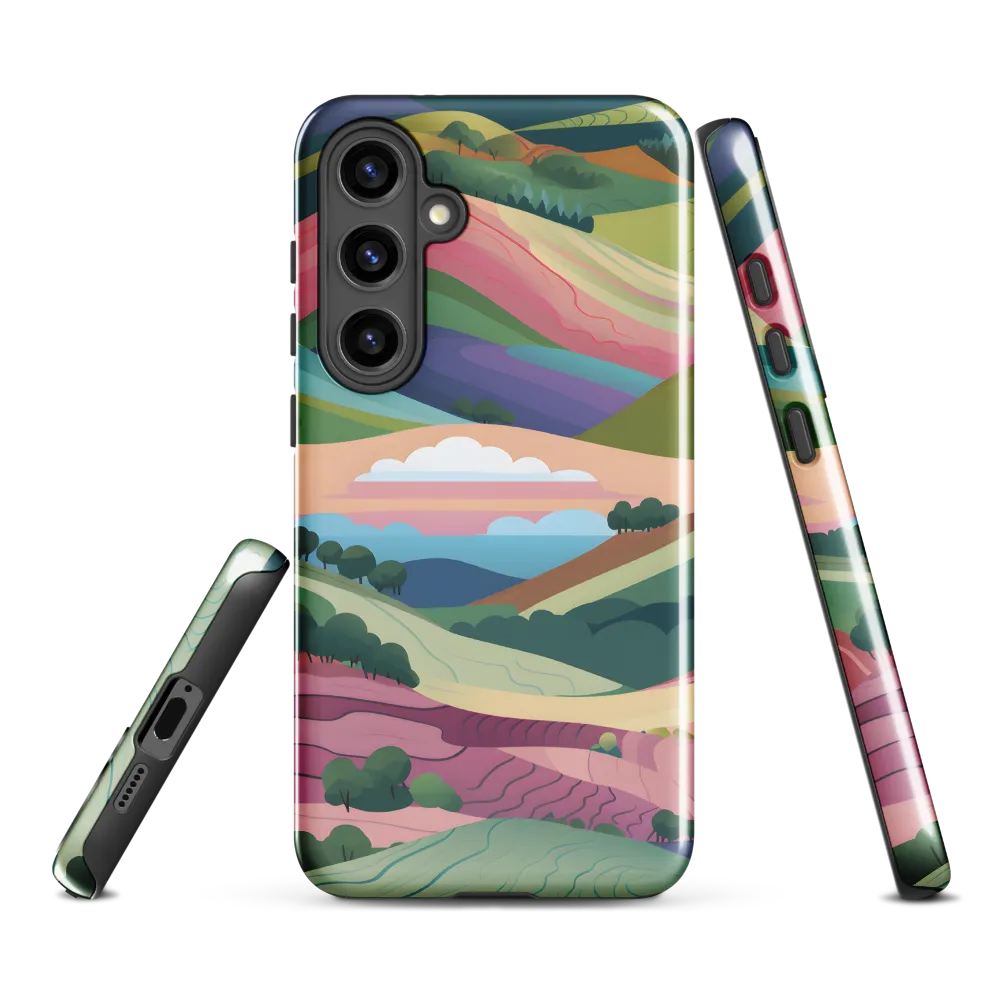 Harmonious Hills | Phone Case |  S24 Plus | Tough Case | Glossy