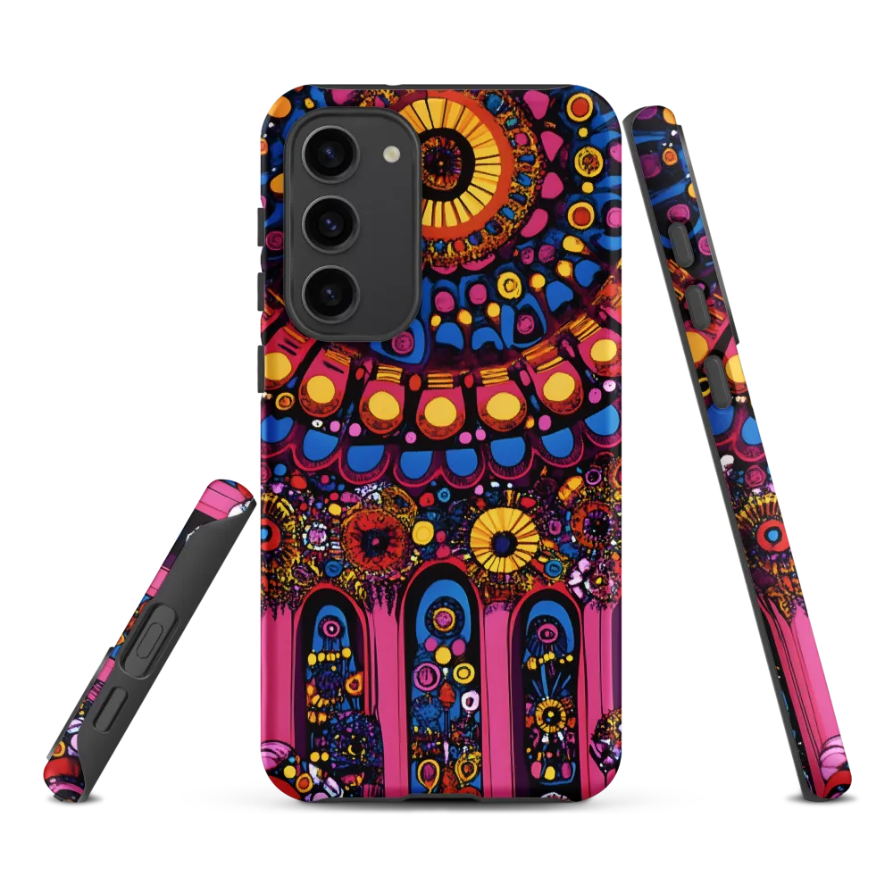 Whimsical Mandala Symphony | Phone Case |  S23 Plus | Tough Case | Matte