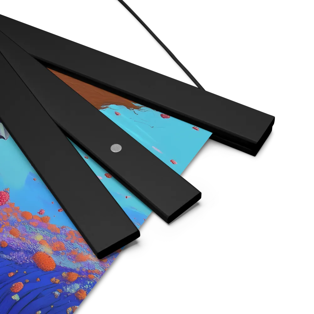 Whispers of Freedom | Poster With Black Wood Hanger | 10″×10″