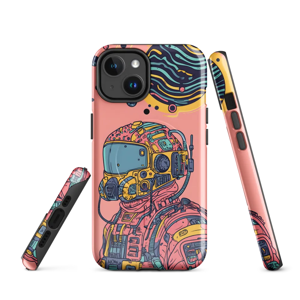 Exploration Beyond: A Digital Astronaut | Phone Case |  14 | MagSafe® Tough Case | Glossy