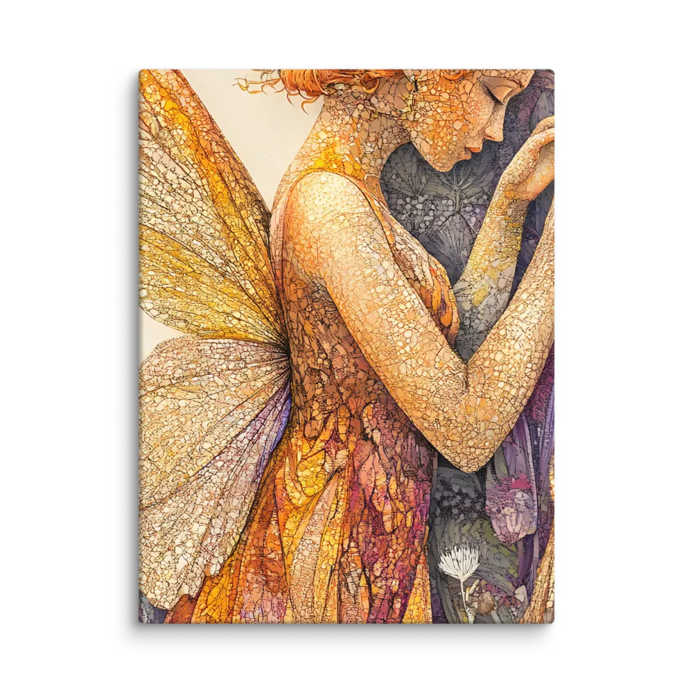 Whispers of the Frosted Meadow | Canvas | 12″×16″