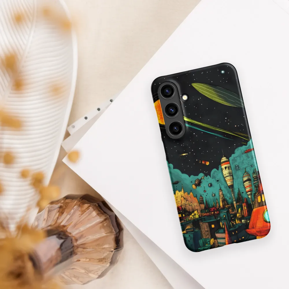 Galactic Cityscape: A Journey Through Imagination