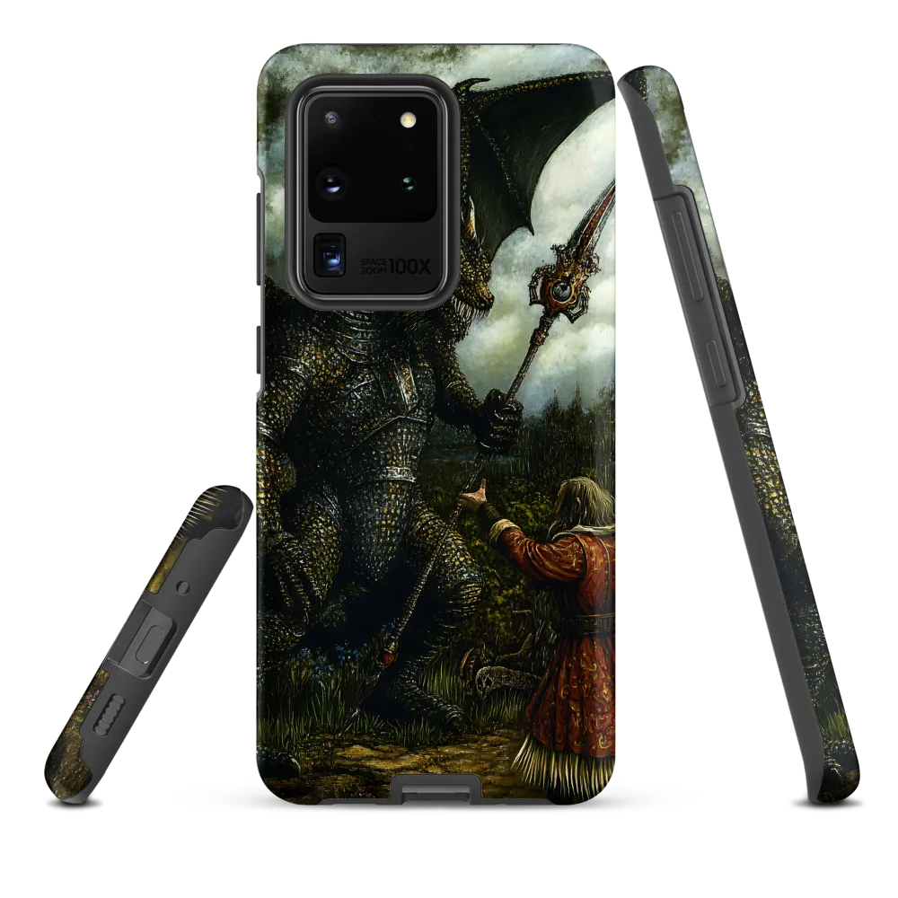 The Confrontation: Dragon vs. Wizard | Phone Case |  S20 Ultra | Tough Case | Matte