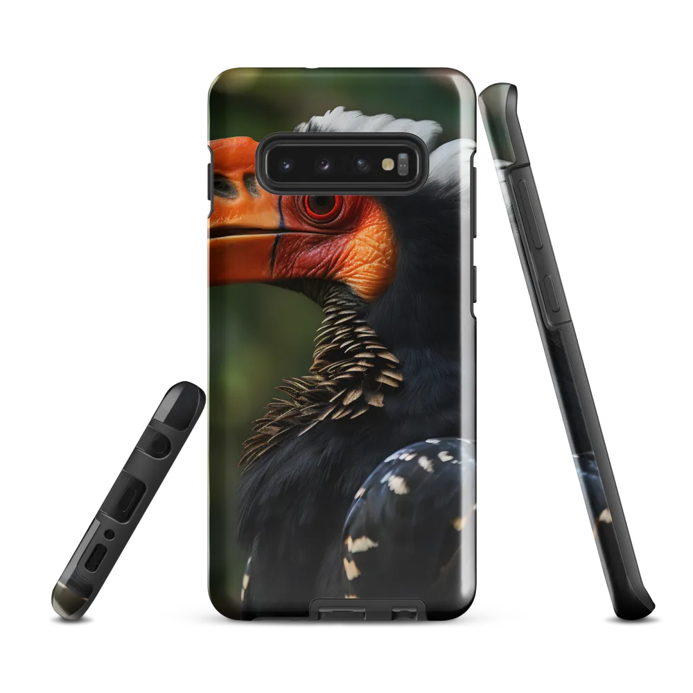 Majesty of the Hornbill | Phone Case |  S10 Plus | Tough Case | Glossy