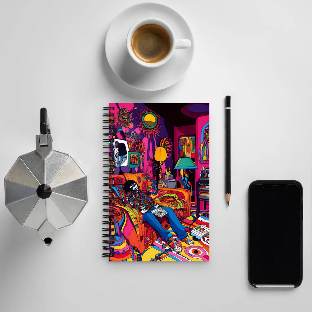 Psychedelic Reverie | Spiral Notebook