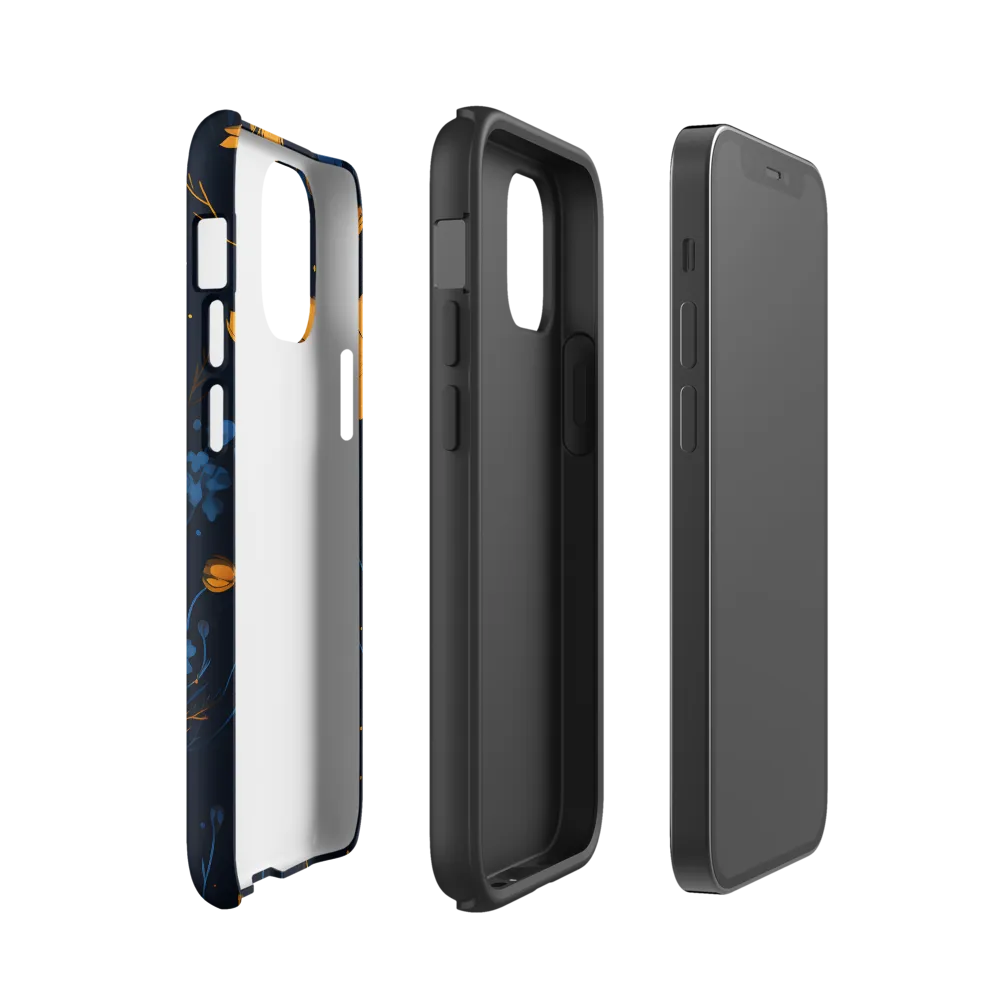 Nocturnal Blossoms | Phone Case |  12 mini | Tough Case | Matte