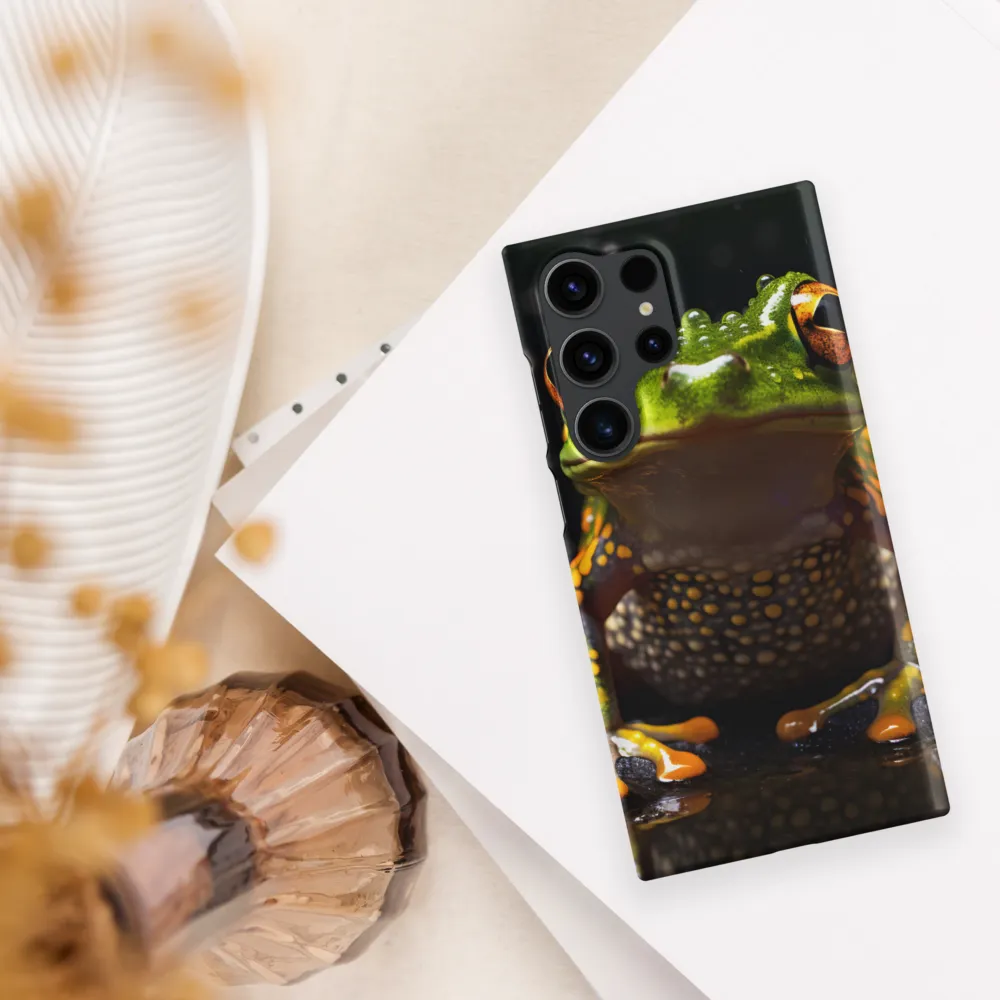Emerald Elegance: The Frog in Focus