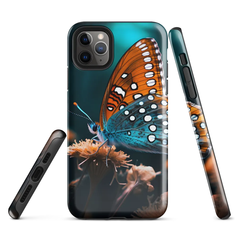 Whispers of Color: The Butterfly's Embrace | Phone Case |  11 Pro Max | Tough Case | Glossy