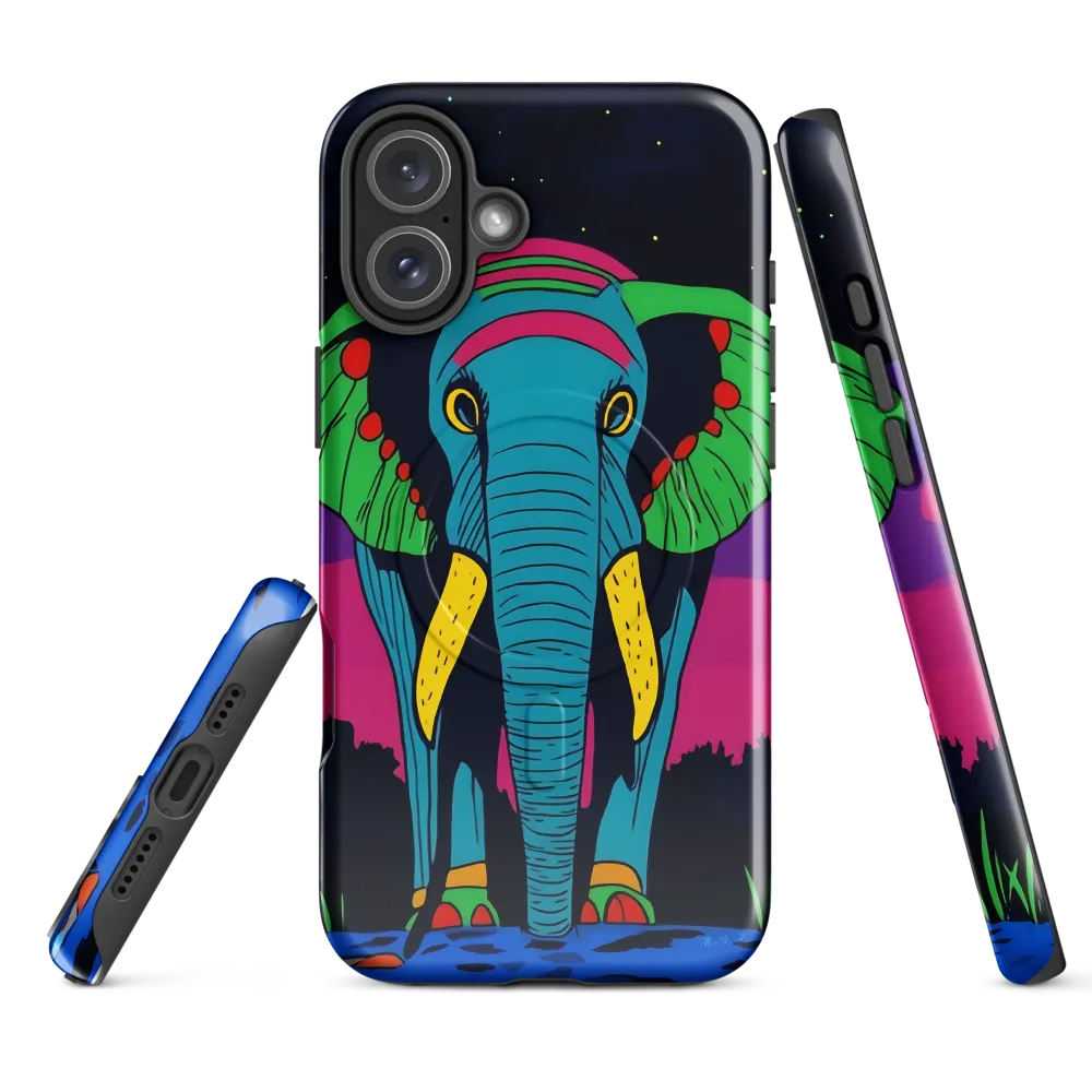 Whimsical Majesty: The Vibrant Elephant
