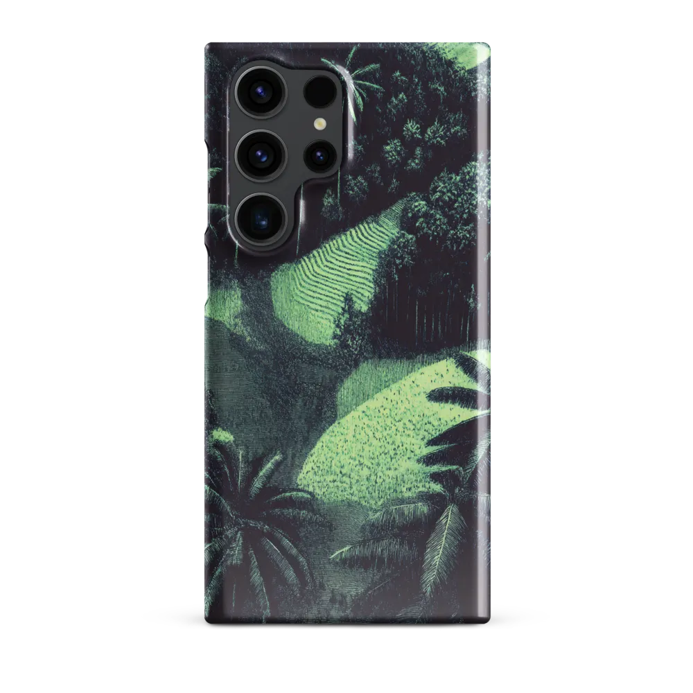 Harmony in Green: A Surreal Landscape