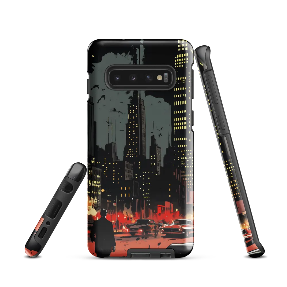 Urban Shadows: A Noir Night | Phone Case |  S10 | Tough Case | Glossy