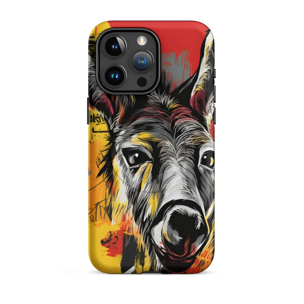 Playful Kangaroo Unleashed | Phone Case |  15 Pro Max | MagSafe® Tough Case | Matte