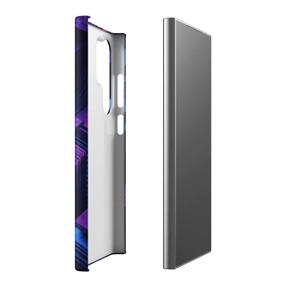 Geometric Dreams in Blue and Purple