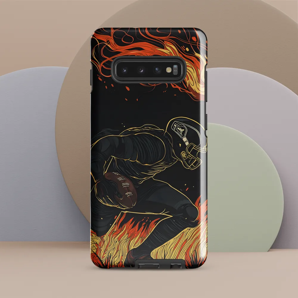 A Blaze of Glory: The Game in Motion | Phone Case |  S10 Plus | Tough Case | Glossy