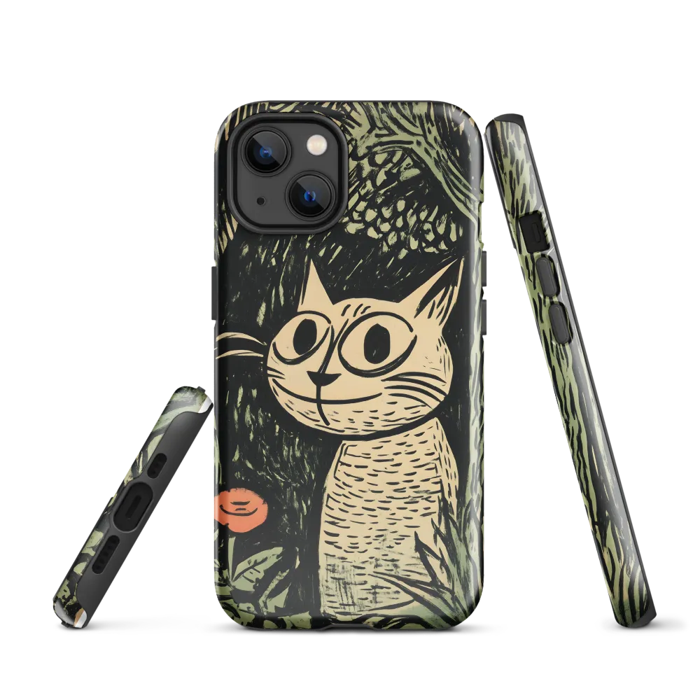 Whimsical Cat in the Forest