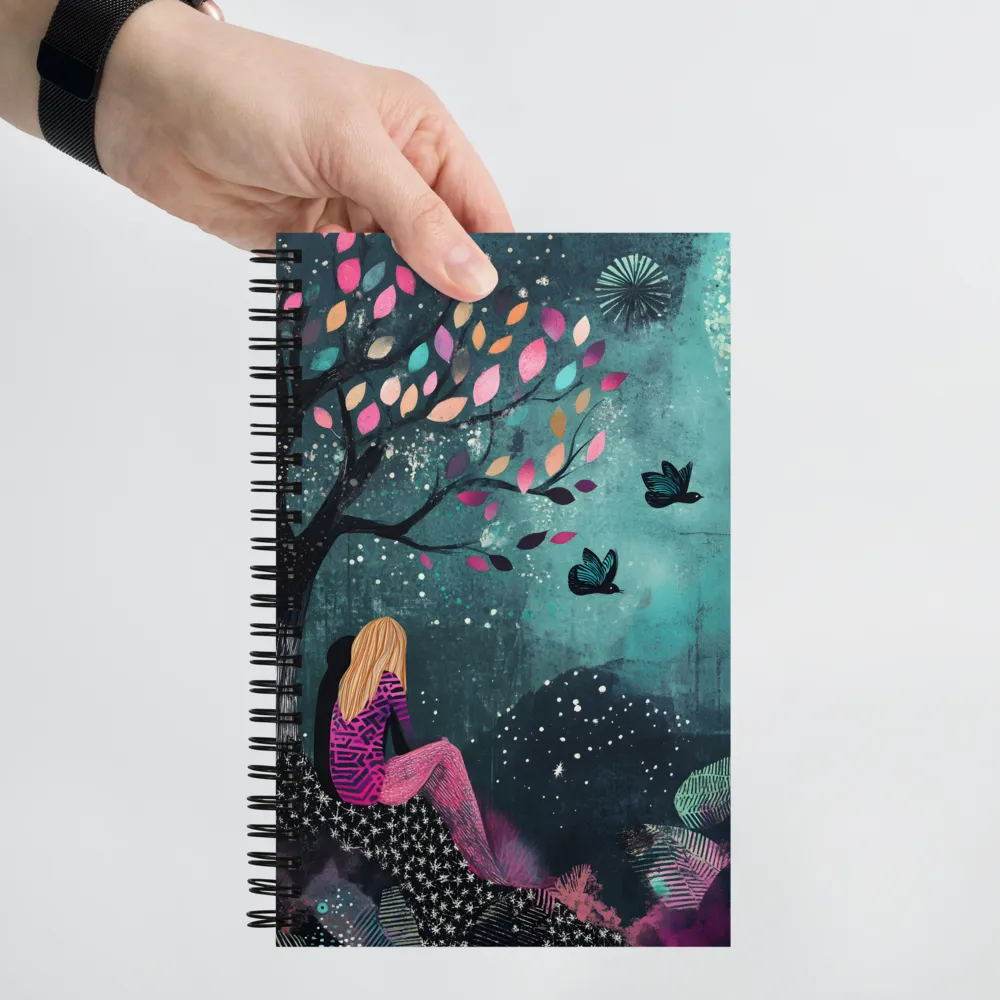 Whispers of Serenity | Spiral Notebook