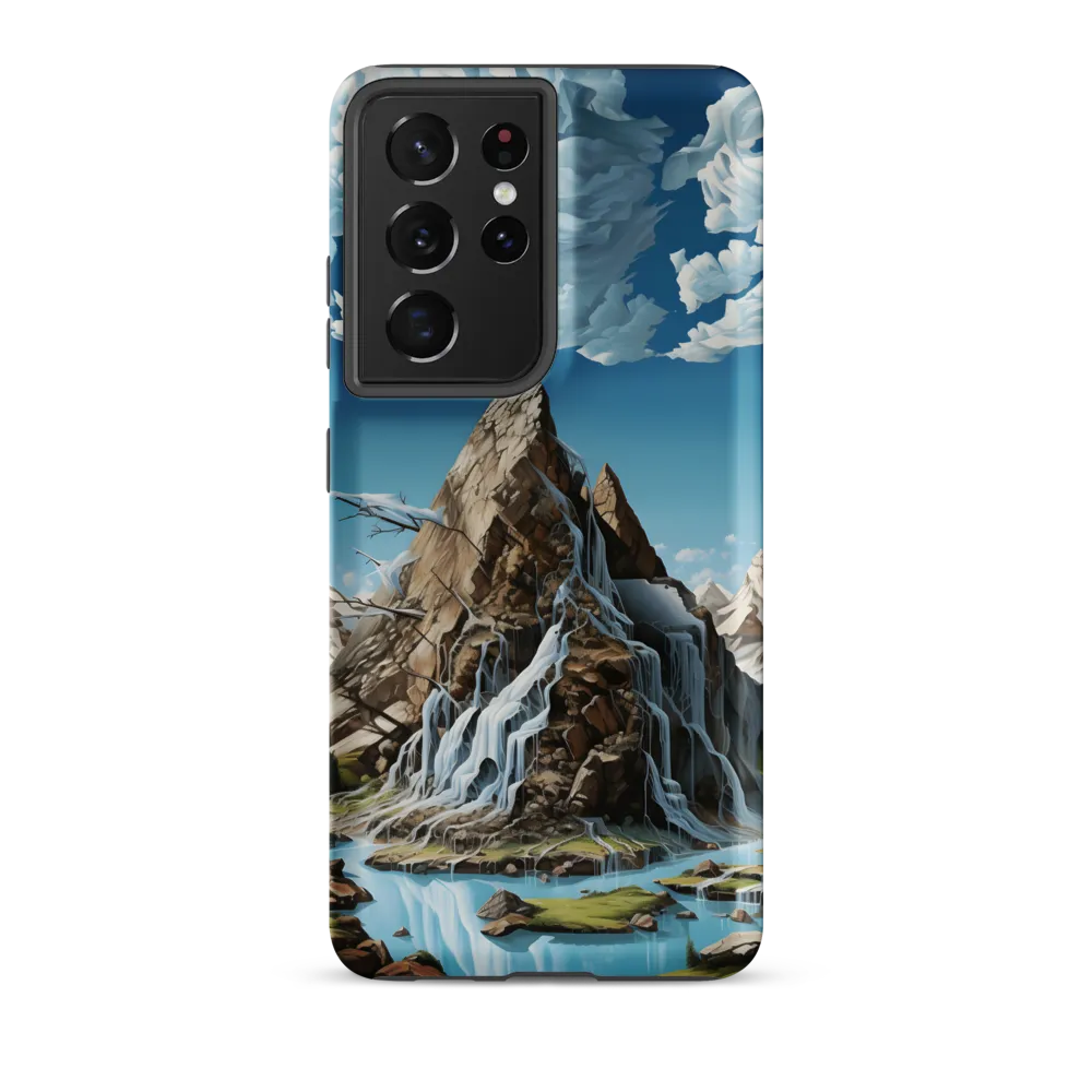 Majestic Cascade: A Mountain Masterpiece