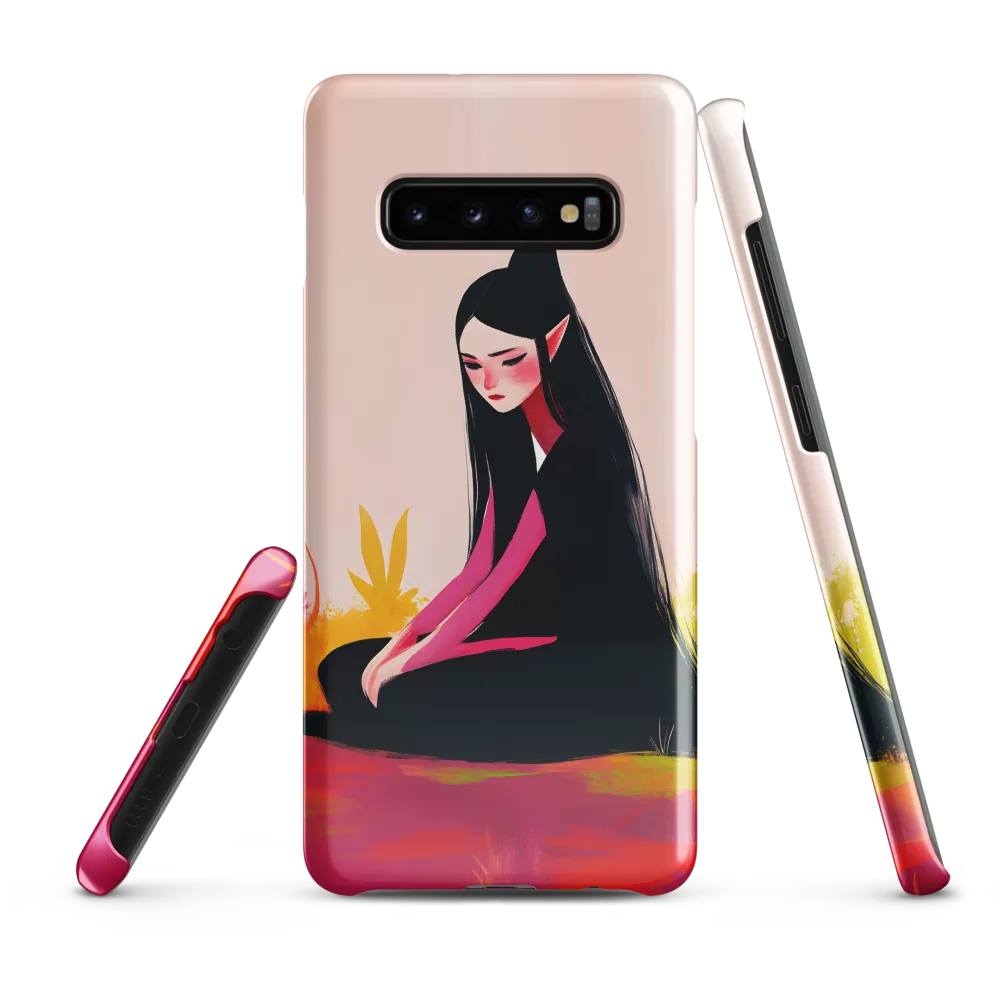 Whispers of Solitude | Phone Case |  S10 Plus | Snap Case | Glossy