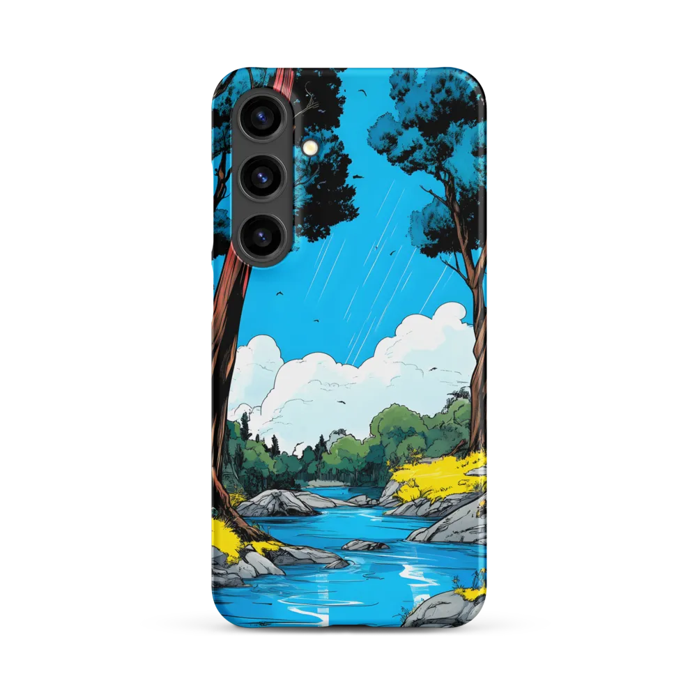 Tranquil River in a Comic Landscape