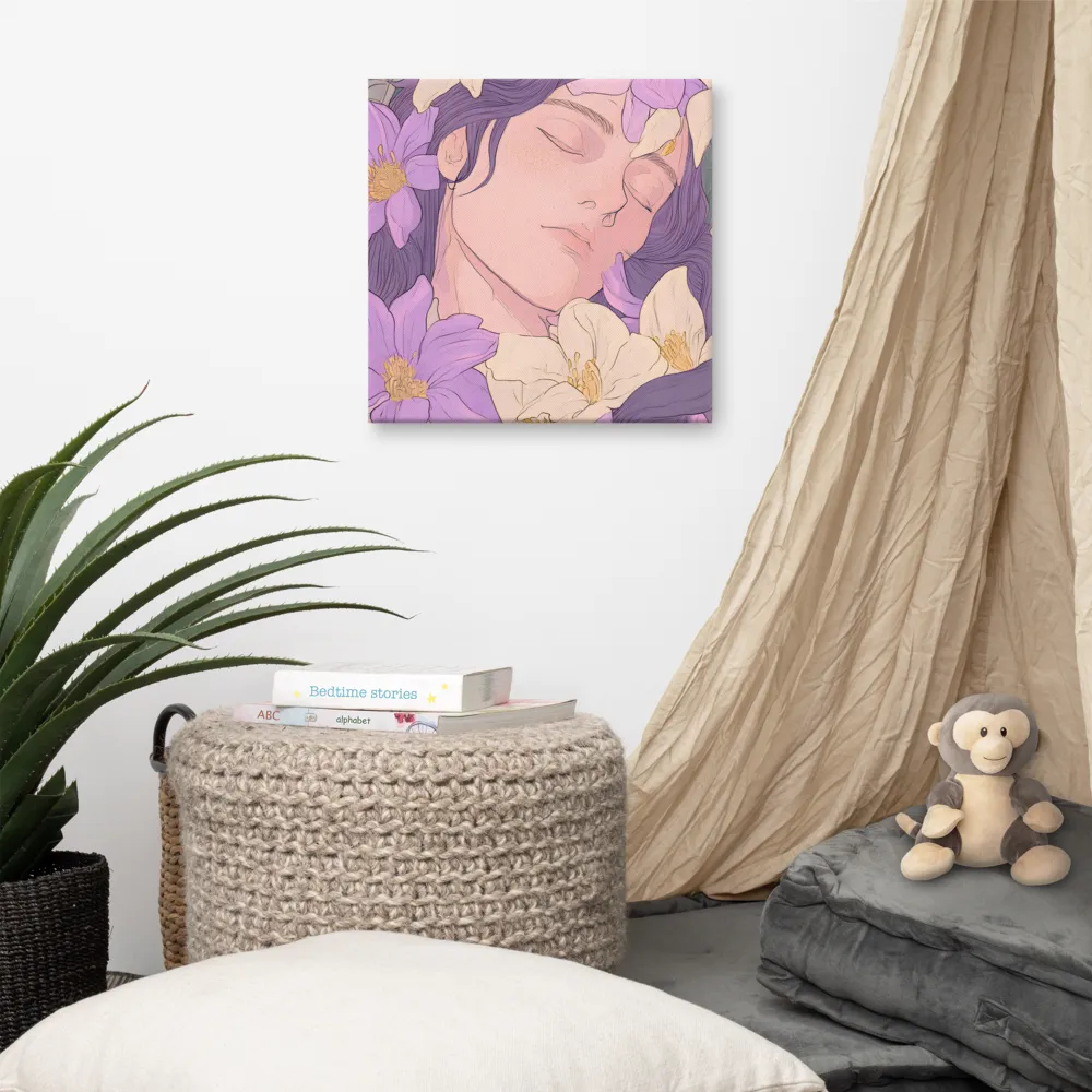 Harmony in Bloom | Canvas | 16″×16″