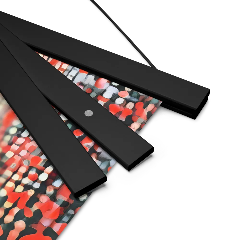 Veil of Modernity | Poster With Black Wood Hanger | 14″×14″